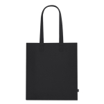 Sac en feutre recyclé avec longues anses en couleurs classiques couleur noir première vue