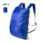 Sac à dos entièrement pliable en RPET de plusieurs couleurs