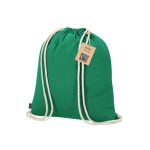 Sac à dos à cordon en coton certifié Fairtrade 140 g/m² deuxième vue