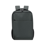 Sac à dos pour ordinateur portable en PU avec sangle pour trolley 15’’ couleur gris première vue