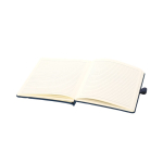 Carnet avec poche extérieure et détail marron en PU A5 pages lignées cinquième vue