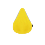 Housse de selle avec base réfléchissante pour tout type de vélos couleur jaune première vue