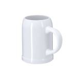 Chope en céramique blanche pour sublimation, idéale pour bière 500 ml quatrième vue