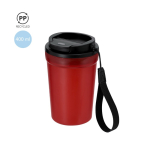 Verre avec finition givrée et couvercle hermétique avec doseur 400 ml