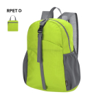 Sac à dos en polyester RPET pliable en format compact
