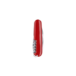 Couteau suisse classique en acier inoxydable avec 8 fonctions couleur rouge première vue
