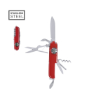 Couteau suisse classique en acier inoxydable avec 10 fonctions