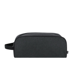 Sac pour chaussures en polyester RPET avec poignée latérale noire couleur noir première vue