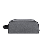 Sac pour chaussures en polyester RPET avec poignée latérale noire couleur gris première vue