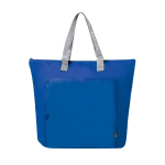 Sac isotherme pliable RPET fermeture éclair et poignées moyennes 4 kg couleur bleu première vue