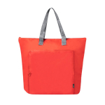 Sac isotherme pliable RPET fermeture éclair et poignées moyennes 4 kg couleur rouge première vue