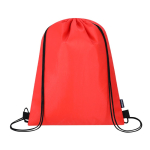 Sac à dos à cordons avec fonction isotherme à l'intérieur 4L couleur rouge première vue