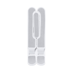 Petit support antidérapant et réglable pour tablette ou mobile couleur blanc première vue