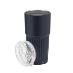 Verre en acier inoxydable recyclé avec design en relief 500 ml septième vue