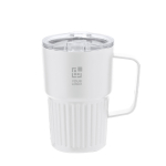 Mug thermique en acier inoxydable recyclé avec design en relief 400 ml vue principale