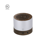 Enceinte en aluminium recyclé GRS et bois de noyer 3 W