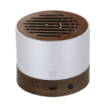Enceinte en aluminium recyclé GRS et bois de noyer 3W sixième vue