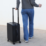 Valise rigide avec porte-gobelet et support pour tablette couleur noir cinquième vue