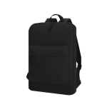 Sac à dos pour ordinateur en PU souple avec poche frontale 15'' couleur noir première vue