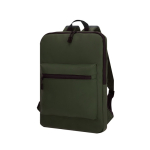 Sac à dos pour ordinateur en PU souple avec poche frontale 15'' couleur vert première vue