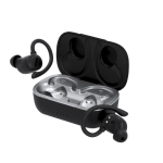 Écouteurs ergonomiques s'adaptant autour de l'oreille couleur noir première vue