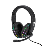 Casque audio avec arceau rétroéclairé LED pour gamers vue principale