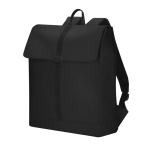 Sac à dos au toucher doux fermeture à boucle, sangle pour trolley 14'' couleur noir première vue