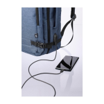 Sac à dos pour PC anti-vol en polyester avec port USB-A 17” dixième vue