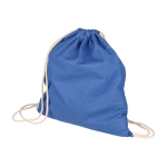 Sac à dos à cordes en coton de couleurs Oeko-Tex® 140g/m2 deuxième vue