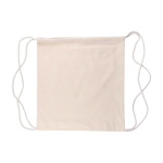 Sac à dos à cordes en coton naturel Oeko-Tex® 150g/m2 deuxième vue