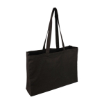 Sac de courses en coton Oeko-Tex® avec soufflet 280 g/m2 deuxième vue