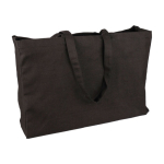 Sac de courses en coton Oeko-Tex® avec soufflet 280 g/m2 troisième vue
