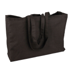 Sac de courses en coton Oeko-Tex® avec soufflet 280 g/m2 quatrième vue