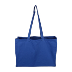 Sac de courses en coton de couleurs Oeko-Tex® 220 g/m2 couleur bleu deuxième vue