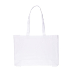 Sac de courses en coton de couleurs Oeko-Tex® 220 g/m2 couleur blanc première vue