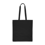 Sac de courses en coton de couleurs Oeko-Tex® 140 g/m2 couleur noir première vue