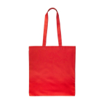 Sac de courses en coton de couleurs Oeko-Tex® 140 g/m2 couleur rouge première vue