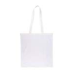 Sac de courses en coton de couleurs Oeko-Tex® 140 g/m2 couleur blanc première vue