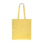 Sac de courses en coton de couleurs Oeko-Tex® 140 g/m2 couleur jaune première vue