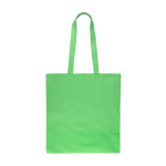 Sac de courses en coton de couleurs Oeko-Tex® 140 g/m2 couleur vert première vue