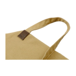 Tablier ajustable en toile avec une poche avant en cuir sixième vue