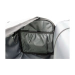 Sac de voyage en polyester recyclé avec sangle pour trolley onzième vue
