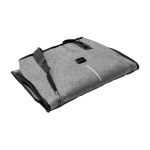 Sac de voyage en polyester recyclé avec sangle pour trolley troisième vue