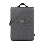 Malette pour PC en polyester avec 3 modes d'utilisation 15.4” couleur gris première vue