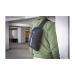 Sac bandoulière grande taille en RPET réfléchissant sixième vue
