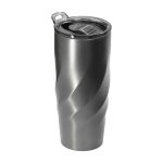 Tasse isotherme anti-fuite en acier inoxydable recyclé 500ml couleur gris graphite première vue