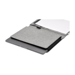 Porte-documents en RPET avec bloc-notes et poche pour appareils deuxième vue