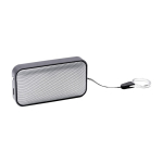 Enceinte sans fil ultra-fine en aluminium et daim 2W couleur gris première vue