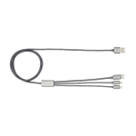 Câble de charge durable pour plusieurs appareils BrandCharger couleur gris graphite première vue