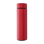 Thermos acier inoxydable recyclé avec filtre à thé 425ml couleur rouge première vue